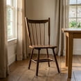 thumbnail image 6 of Guyou Windsor Dining Chair Set of 4, Farmhouse Solid Wood Kitchen Chairs with Spindle High Back, Mid Century Armless Dining Side Chairs for Dining Rooms Restaurant, Walnut, 6 of 10