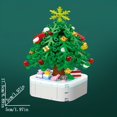 thumbnail image 2 of 211pcs Christmas Tree Building Blocks: Educational Assembled Toys Decoration Gifts, Small Building & Potted Plant Fun!, 2 of 5