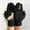Black, variant on EQWLJWE Ladies Woolen Gloves Autumn And Winter Outdoor Warm Dog Bones Printing Gloves Gloves Holiday Clearance