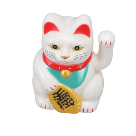 Chinese Cat Decoration,Chinese Lucky Cat Fortune Lucky Cat Ornament Solar Waving Cat Unparalleled Experience