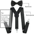 thumbnail image 2 of DapperMatch by AWAYTR Classic Charm Kids Adjustable Suspender and Bowtie Set Infant or Child, 2 of 10