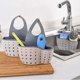 thumbnail image 1 of Soporte para esponja de cocina, organizador para fregadero de cocina, carrito para fregadero, escurridor de bandeja para fregadero, soporte para toallas y jabón, 3 uds., 1 of 8