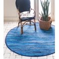 thumbnail image 2 of Unique Loom Striped Chindi Cotton Rug, 2 of 9