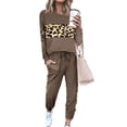 thumbnail image 1 of Conjunto Deportivo PRETTYGARDEN 2 Piezas con Estampado de Leopardo Talla L, 1 of 6