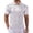 White, variant on BUWTTED Men's Polo Shirts Business Summer Short Sleeve Button Lapel Regular Fit Golf Sports Mens Shirts White L