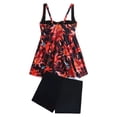 thumbnail image 5 of DHFJKG Tankini Swimsuit For Women High Waist Tummy Control Two Piece Bathing Suit With Adjustable Straps Floral Trendy Beachwear, 5 of 5