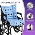 thumbnail image 3 of Portable Travel Seat - Inflatable Anti-decubitus Wheelchair Cushion with Breathable Backrest, 3 of 5