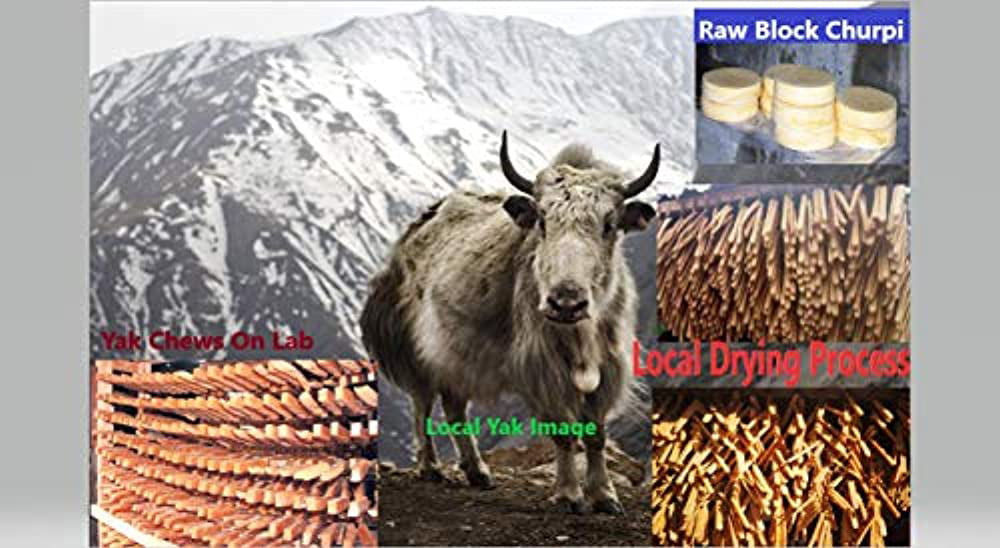 Length Varies 8 oz Himalayan Snow Hill Small Dog Chews Yak Milk Cheese Treats 