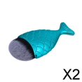thumbnail image 1 of Brocha de maquillaje,Pinceles de maquillaje de sirena,Pinceles correctores,Cepillo de base,Pinceles para colorete 2 piezas, 1 of 8