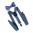 thumbnail image 2 of Tirantes Ajustables Fernando Y para Espalda Conjunto de Pajarita con Clips Gris para Hombre, 2 of 8