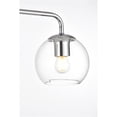 thumbnail image 4 of Living District Genesis 3-Light Iron & Glass Bath Sconce in Chrome/Clear, 4 of 12