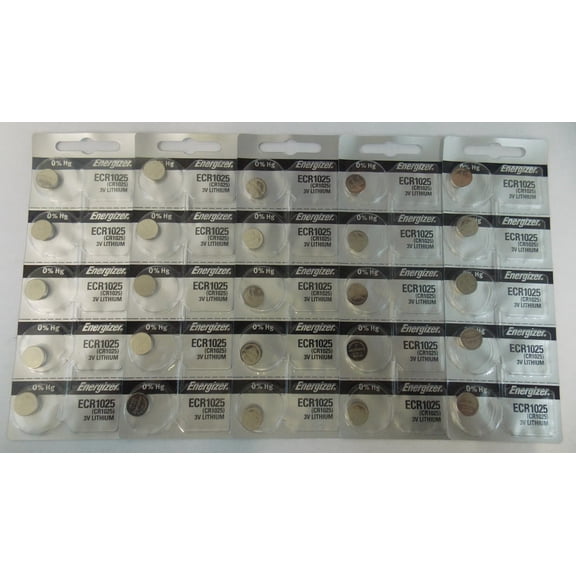 Energizer Or Renata CR1025 3V Lithium Coin Battery 25 Pack   FREE SHIPPING!