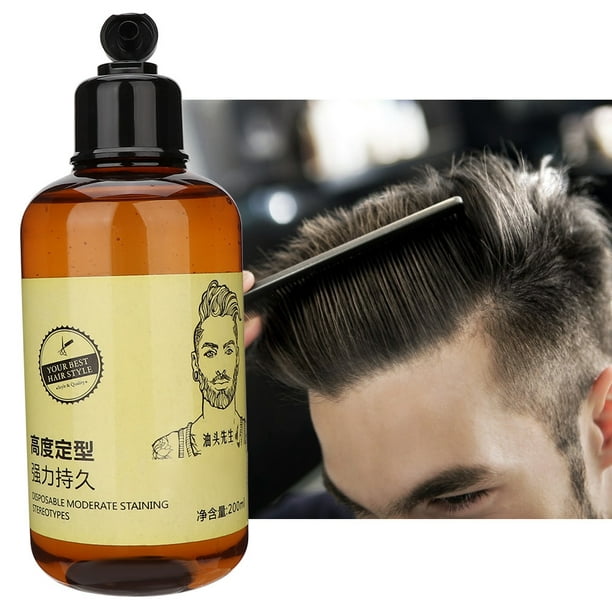 200ml Men Hair Styling Gel Beauty Salon Moisturizing Retro Hair Oil Hair  Wax 
