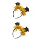 thumbnail image 5 of WEUVEB 2Ud Accesorios Para El De Graduación Negro Con Sombrero Para Fiesta, 5 of 8