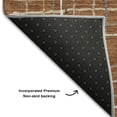 thumbnail image 5 of Addison Rugs Mayfield Premium Machine Washable Transitional Stripes Paprika Rectangle Rug, 9' x 12', 5 of 6