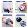 thumbnail image 3 of Wrapables Mini Portable USB Desktop Vacuum, Lilac Kitty, 3 of 6