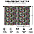 thumbnail image 2 of Blackout Kids Curtains,Black Strawberry Plants Fruit Childrens Insulated Curtains Set Of 2,Bedroom Essentials,Toddler Room Decor 42x63in(106x160cm), 2 of 4