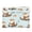 Cute Otters in Various Poses, variant on Large Fliplid Foldable Storage Bin Boxes Cubes Baskets with 2 Handles for Clothes Books 16.5x12.6x11.8 Inch Dogs in Various Poses