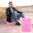 thumbnail image 2 of ESULOMP Outdoor Seat Cushion Folding Foam Portable Picnic Mat Heat Insulation Moistureproof Mat Pink, 40 x 28cm, 2 of 3