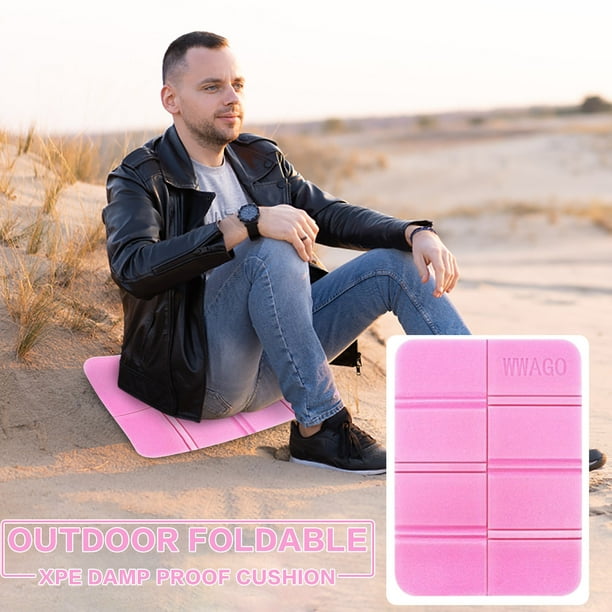 Herramientas y mejoras para el hogar Cojín de asiento para exteriores, plegable, de espuma, portátil, para picnic, con aislamiento térmico y a prueba de humedad, almohadilla plegable