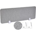 thumbnail image 1 of Acoustic Desk Divider Desk Partition Desk Privacy Panel Easy to Install, Reusable Raw Noise and Distraction Reducing Freestanding Acoustic(Gray,30X120CM), 1 of 8