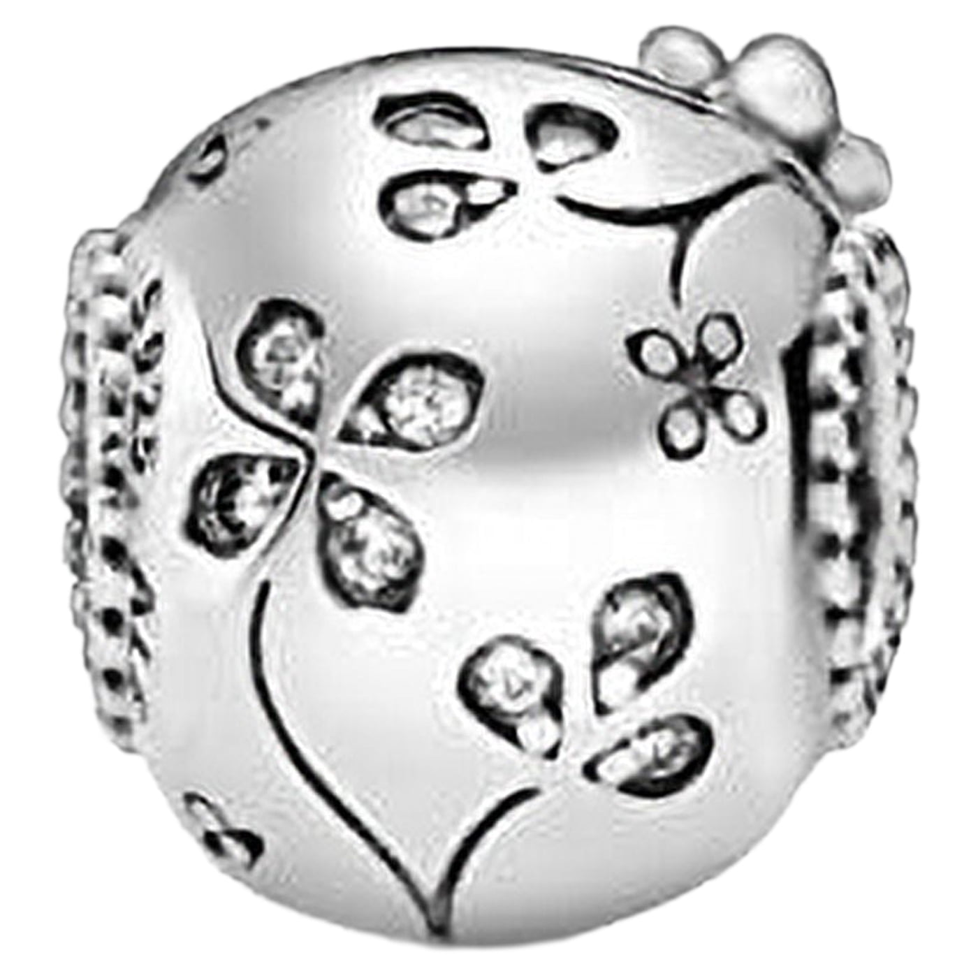 PANDORA Sparkling Skull Charm