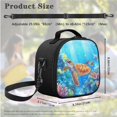 thumbnail image 5 of Jeiento Sea Turtle Backpack with Lunch Box Pencil Case for Boys Kids Bookbag and Lunch Bag Pencil Pouch 3 Pack Blue Ocean Primary School Bag Preschool Students Backpacks Set, 5 of 7