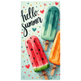 thumbnail image 7 of Colorful Design Summer Banner Ice Cream Pattern Popsicle Decor Seasonal Decoration for Summer Festival Outdoor Party Beach Gathering, 7 of 7