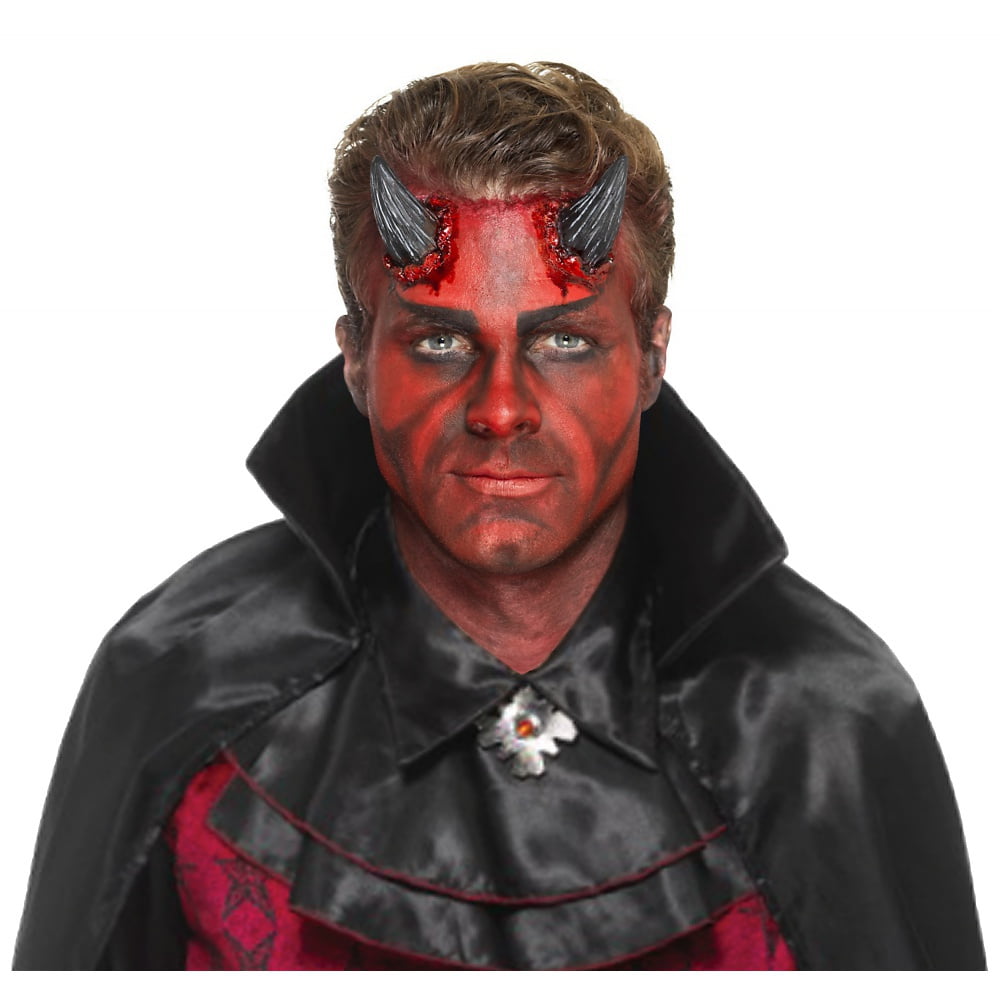 Devil Demon EARS Halloween fancy dress costume accessory makeup Red Latex 