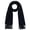 Black, variant on Heavyweight Solid Color Pashmina Scarf Shawl (Women)