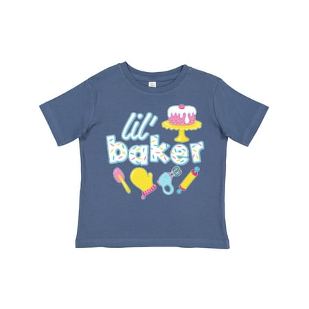 

Inktastic Lil Baker Icing and Cake Gift Toddler Boy or Toddler Girl T-Shirt