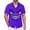 Dark Purple-Evil Face, variant on Funny Shirts for Men Short Sleeve Button Down Loose Shirt Face Print Graphic Vacation Tops Blue-Cunning Face L