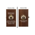 thumbnail image 2 of Copper Creek BK2030AB Ball Privacy Door Knob, Antique Brass, 2 of 5