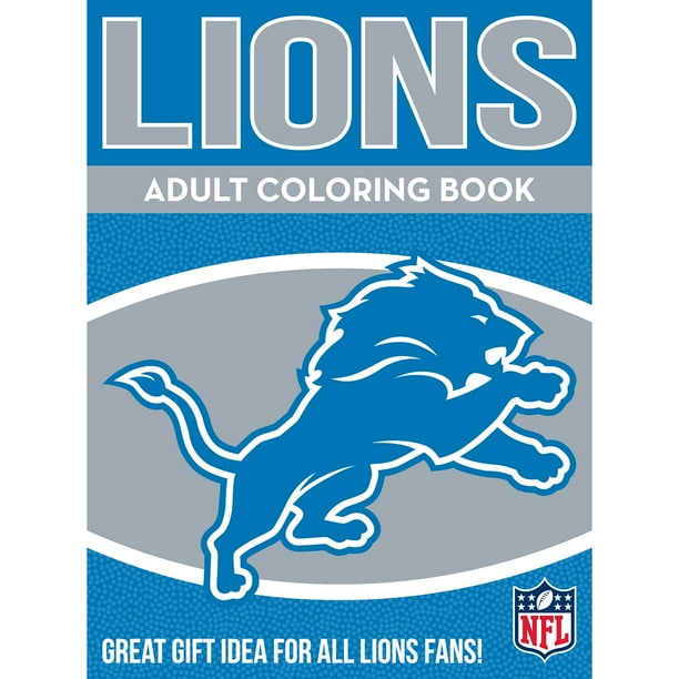 Download In the Sports Zone NFL Adult Coloring Book, Detroit Lions - Walmart.com - Walmart.com