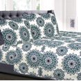 thumbnail image 1 of Sweet Home Collection 1800 Thread Count Egyptian Quality Brushed Microfiber 4 Piece Deep Pocket Bed Sheet Set, Queen, Ashley, 1 of 4