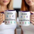 thumbnail image 3 of Customizaholic Personalized First Dad Now Grandpa Mug - Custom Handprint Names Design, Meaningful Family Keepsake Gift, 3 of 5