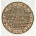 thumbnail image 2 of Radici Usa Como Area Rug 1592 Sage Italian Bordered 5' 3" x 5' 3" Round, 2 of 2