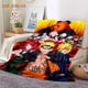thumbnail image 2 of Manta de franela de felpa suave ultraligera, manta de personaje de dibujos animados japoneses famosos, mantas para sofá, cama y sofá, 2 of 4