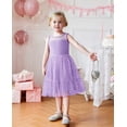 thumbnail image 4 of Arshiner Easter Dress Girls Party Wedding Fancy Toddler Summer Princess Tulle Twirly Sparkly Sundress, 4 of 6