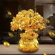 thumbnail image 4 of Árbol de dinero Feng Shui, mesa de oficina y hogar, decoración Feng Shui, árbol de dinero de cristal para riqueza y buena suerte, 4 of 5