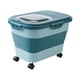 thumbnail image 1 of Contenedor de almacenamiento de comida para gatos a prueba de fugas con tapas caja de arroz grande a prueba de humedad de 10 kg Verde claro Yuyangstore Contenedor de almacenamiento, 1 of 8
