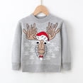 thumbnail image 3 of URMAGIC Toddler Kids Baby Girl Sweater, Cute Elk Print Christmas Sweaters Pullover Sweatshirt Top Fall Winter Clothes 2-7 Years, 3 of 3