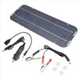 thumbnail image 3 of 2X 12V 60W Cargador de Paneles Solares Coche Moto Kick Scooter Panel Solar Portátil Cargador de Coche Batería Mantenimiento Eficiente, 3 of 5