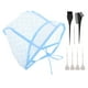 thumbnail image 4 of Kit de 12 gorros para mechas, gorro ajustable para teñir el cabello con agujeros, kit de herramientas para mechas, aguja de crochet para peluquería y hogar, 4 of 8