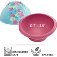thumbnail image 7 of Lurch Hemisphere Dome Silicone Baking Mold, Round Cake Pan, Ø 7”, 7 of 7