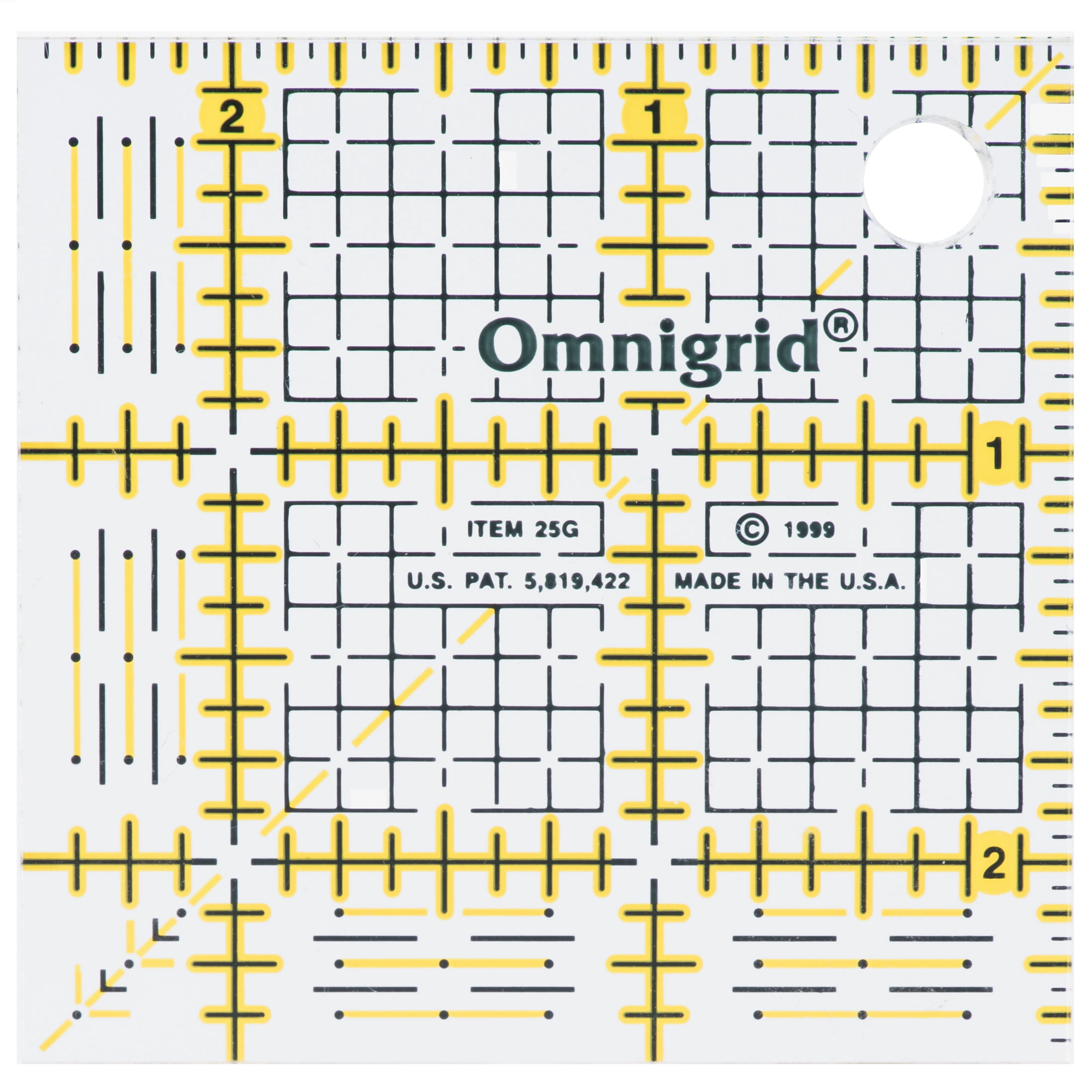 Omnigrid Square Quilting Ruler Value Pack (2-1/2", 4-1/2", 6-1/2", 9-1/2")