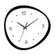 thumbnail image 5 of Reloj de pared para decoración del hogar, adorno con números fáciles de usar, moderno y resistente al desgaste. Gris claro, 5 of 9