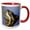 Red/White, variant on 3drose, Red-eared Slider Turtle, Rio Grande Valley, Texas - Us44 Rnu0219 - Rolf Nussbaumer, 11oz Two-tone Red Mug