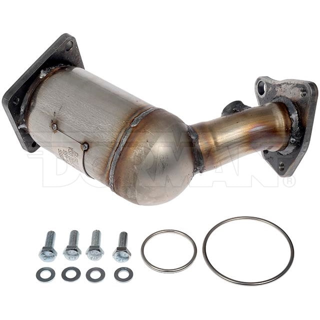 Dorman Catalytic Converter 674-488 OE Solutions; OE Replacement; Stainless Steel; Single 3 Inch Inlet; Single 1.97 Inch Inside Diameter/4.8 Inch Outside Diameter Outlet; 13-1/2 Inch Overall Length