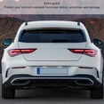 thumbnail image 4 of Embout de Remplacement Noir Brillant Gauche Droite pour CLA - Classe C118 AMG - Line X118 AMG - Line 2020 - 2024, Matériau ABS avec Revêtement Protecteur, Conçu pour, 4 of 7